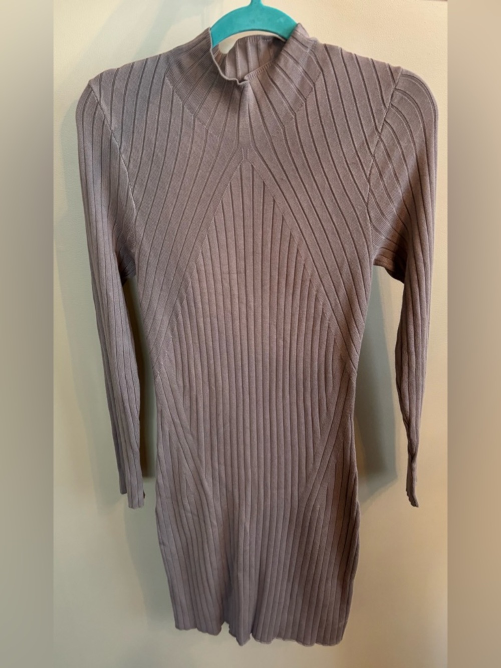 Abercrombie & Fitch Ribbed Mock Neck Sweater Dress • Size L
